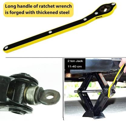 Vdvaynex Multi-purpose Automobile Car Lift Socket Hand Tool Heavy Duty Motor Elevator Tool Single Sided Rachet Wrench