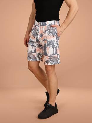 BULLMER Printed Men Pink Beach Shorts