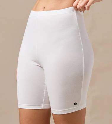 URBAN ADVENTURE Solid Women White Cycling Shorts