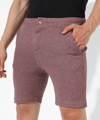 CAMPUS SUTRA Striped Men Brown Regular Shorts