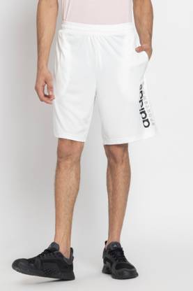 ADIDAS Printed Men White Sports Shorts