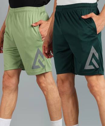 Adrenex Solid Men Multicolor Running Shorts