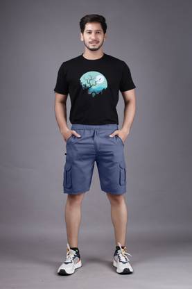 ANAGH ENTERPRISE Solid Men Beige Cargo Shorts