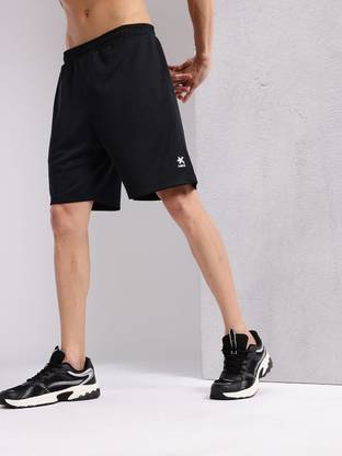 HRX by Hrithik Roshan Solid Men Black Sports Shorts