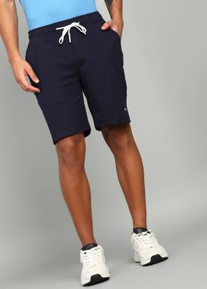 KILLER Solid Men Dark Blue Casual Shorts