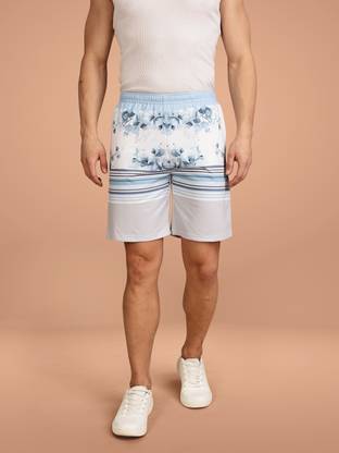 BULLMER Printed Men White Beach Shorts