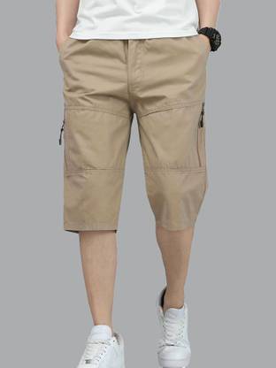 RIDHUDEE Solid Men Gold Regular Shorts