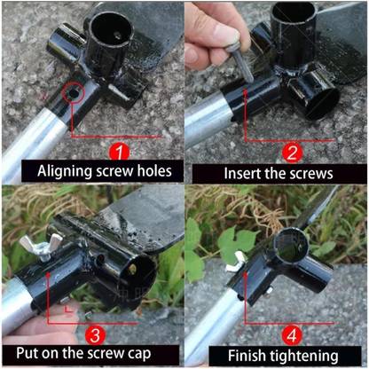 Original Mart Multifunctional Sickle, Shovel, Hoe, Axe, 4-in-1 Weeding Sickle Shovel