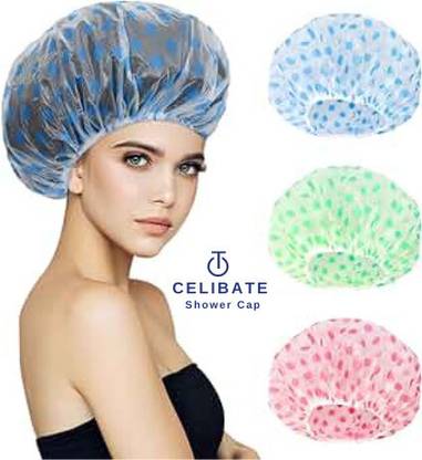 Celibate Waterproof Reusable Shower Cap – Quick Fit for Everyday Showers