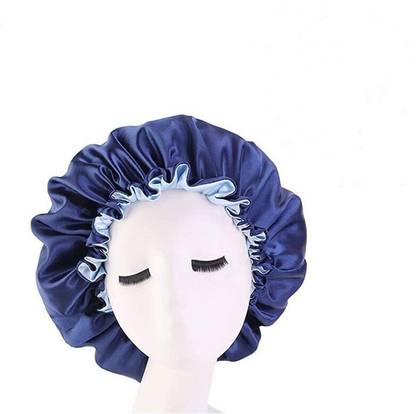 Maa shopping Handmade Fully Reversible Luxuries Pure Satin Hair Bonnet satin sleep cap (pack of 1)