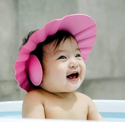 RAVIENTERPRISE Newborn Baby Boy's and Baby Girl's Adjustable Soft Shower Cap