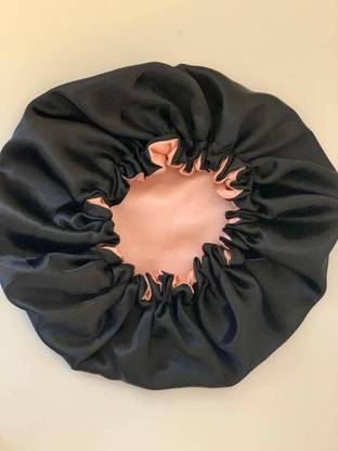 Anasvi Handmade Fully Reversible Luxuries Pure Satin Hair Bonnet satin sleep cap (cap c)