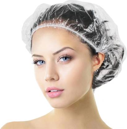 Manrav Shower Caps for Men & Women, Larger Thicker Waterproof and Individually Wrapped