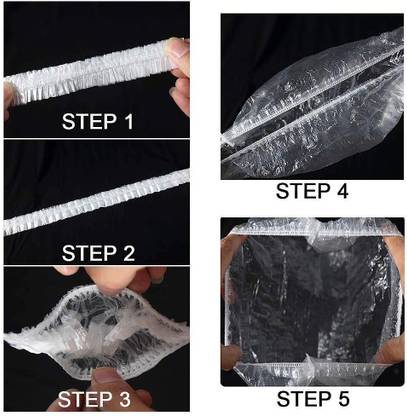 glovemeds PLASTIC SHOWER CAP DISPOSABLE