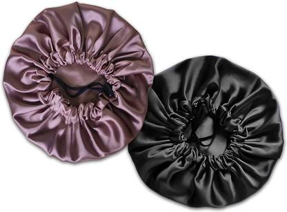 SOHAM SHREE Pure Satin Fully Reversible Hair Bonnet |Adjustable Double Layer SleepCap