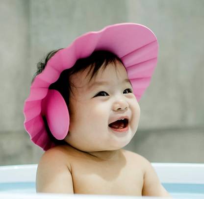 Tample Fab baby shower cap boy & Girls baby shower head cap