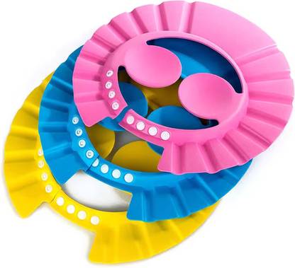 FUZAC Multicolor Adjustable Shower Cap for kids