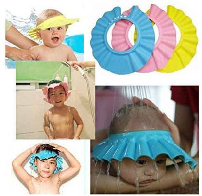 ToyChef Baby Shower Cap for Newborn 0-6 Yrs | Adjustable Crown Design | 1 Pcs Set