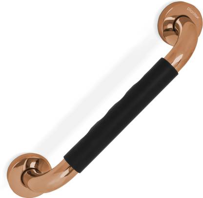Plantex 304 Stainless Steel Grab Bar for Toilet/13 inch Anti-Slip Handle for Bathroom Shower Grab Bar