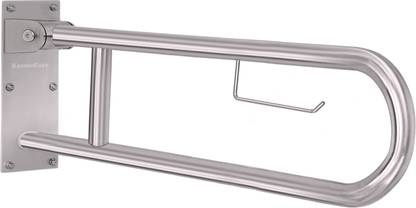 KosmoCare Heavy Duty SS304 Stainless Steel 25 mm Swing-up Toilet Grab Bar - 24 inches Shower Grab Bar