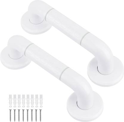 Plantex Grab Bar for Bathroom/Grab Bar Shower/Grab Rail for Toilet/Hand Rail - Pack of 2 Shower Grab Bar