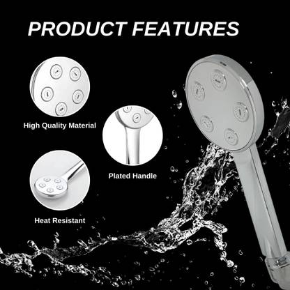 ZAP Premium quality Hand Shower Handle Only For Bathroom Shower Head Shower Head