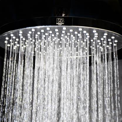 D&B BATHWARE Modern 9x9 Inch Round Shower Head - Sleek Design for Refreshing Bath Shower Head