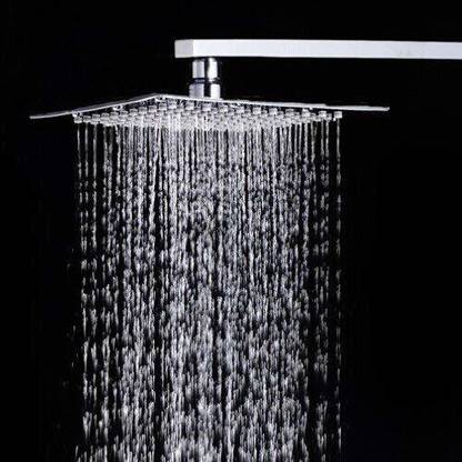 AHYRA by Ahyra PREMIUM 8x8 Ultra Slim + EXTRA Heavy Arm Shower Complete Set Shower Head
