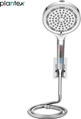 Plantex Hand Shower for Bathroom/6 Inch Round Multi-Function 6 Mode Shower Head Set Shower Head