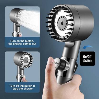 wonder digital High Pressure Shower Head, Handheld Water Saving Shower Head with On/Off Switch Shower Head