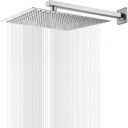 Mingle by Mingle Square Shower With Arm 10*10 with 15 inch Arm Shower Head