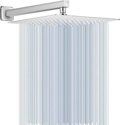 Adivta Large Rain Square Shower 10*10_18 Inch Square Arm Shower Head