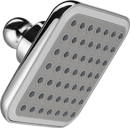 Hindware Rain Shower Grey White 100MM Square Shower Head deal from flipkart