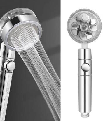 KAVSON - 360 TURBO Fan ABS SILVER High Pressure Hand Shower for Bathroom Shower Head