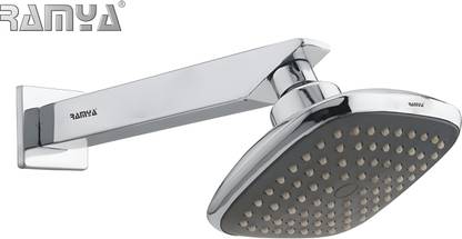 Ramya Galaxy Shower 4inch With 9inch Square Arm Chrome Finished Item Shower Head