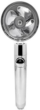 ZAP 360' Power Handheld/ innovative On/Off Button Shower Head Adjustable Hand Shower Shower Head