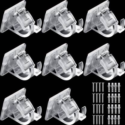 YIXTY White Curtain Hooks