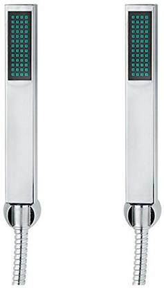 Parryware hand shower Sinatra square with Hose & clutch set of 2 pic 193 shower