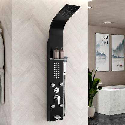 Plantex Shower Panel Full Set for Bathroom with Hand Shower Shower Panel Waterfall