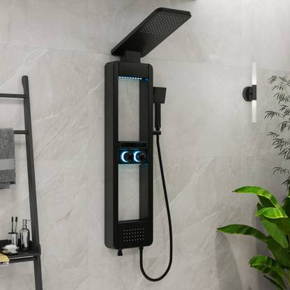 Plantex Majestic Flow Shower Panel for Bathroom/Shower Set with LED Lights and Display Shower Panel Waterfall