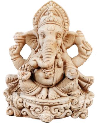 KERALA made GANESH GANESHA GANAPATHY VIGNESWARA POTTERY Decorative Showpiece  -  11 cm