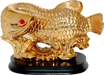 Vastu Art Vastu / Feng Shui / Arowana Fish For Wealth And Prosperity Decorative Showpiece  -  7 cm