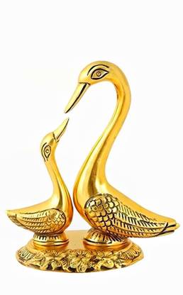LAXA Swan Pair / Kissing Duck Decorative Showpiece Decorative Showpiece  -  17 cm