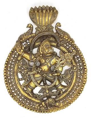 Plus Value Mochan Bahubali Hanuman Yantra - Vastu Products for Home or Office Decorative Showpiece  -  15 cm