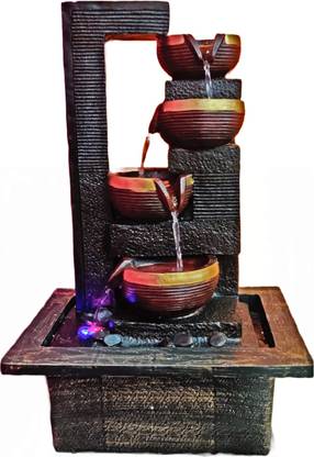 alila Table Top Water Fountain For Home Decor Decoration Decorative Showpiece  -  58 cm
