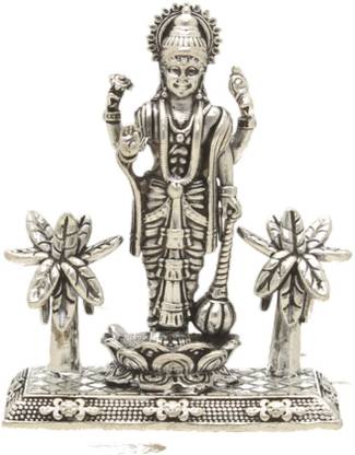 Sri Jagdamba Pearls 20 Grams Lord Vishnu Silver Idol Decorative Showpiece  -  4.064 cm