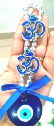 vigamu vigamu 2 om evil eye ia spiritual item .it hung at entrances or living spaces. Decorative Showpiece  -  19 cm