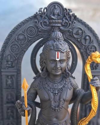 VALUE CRAFTS Divine Edge Shivam Aura – Sacred Shivling for Home & Mandir Decorative Showpiece  -  16 cm