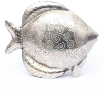 decocraft IRON FISH Figurine | Set of 1 Decorative Showpiece  -  18 cm