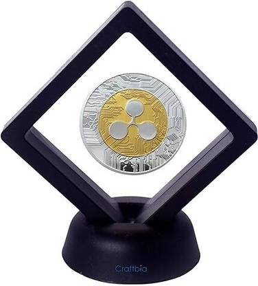 Craftbia Ripple Coin with Display Item Case Decorative Showpiece  -  2 cm